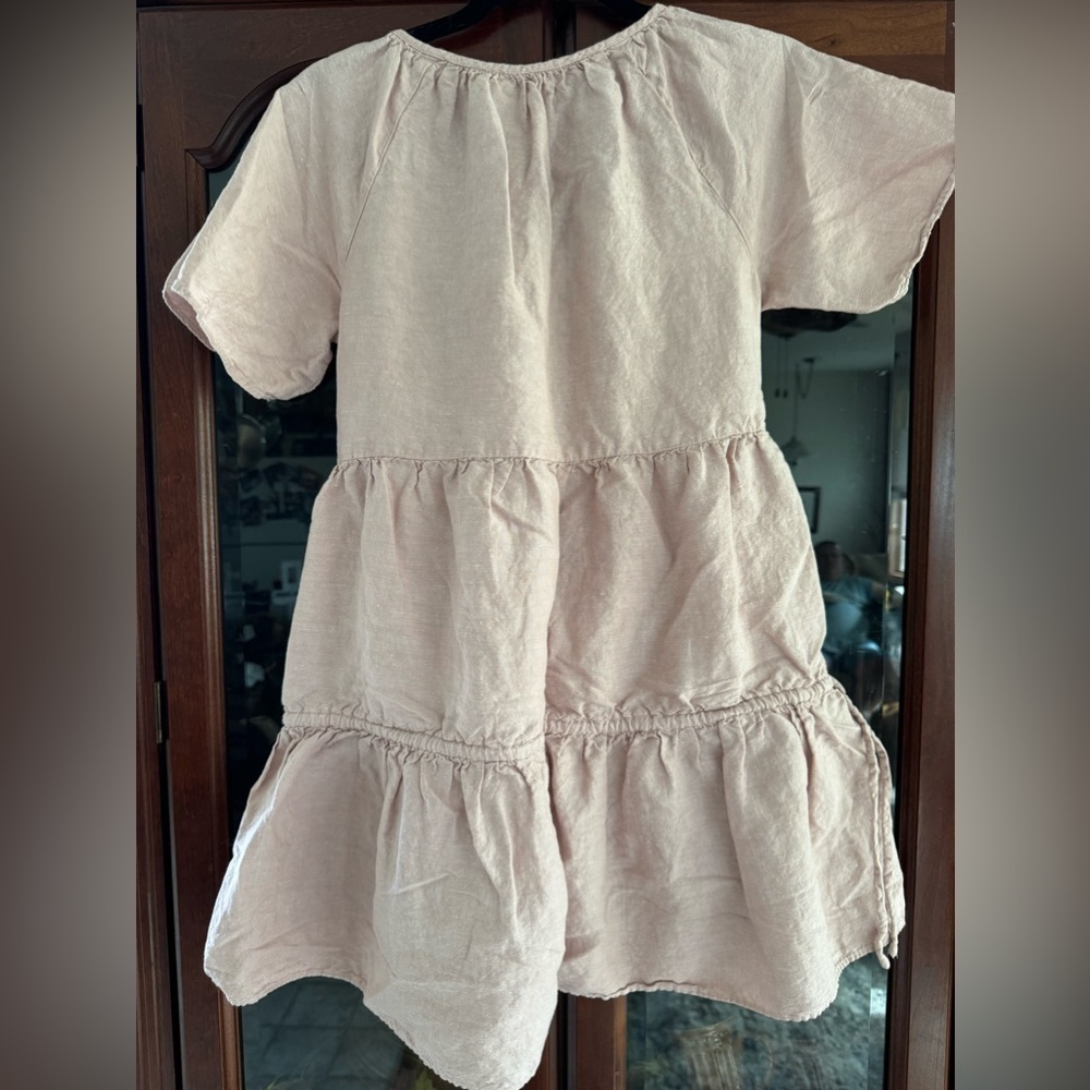 Madewell Linen Blend Lorelei Small Mini Dress
Pink V-neck Tiered Summer Boho - Picture 8 of 10